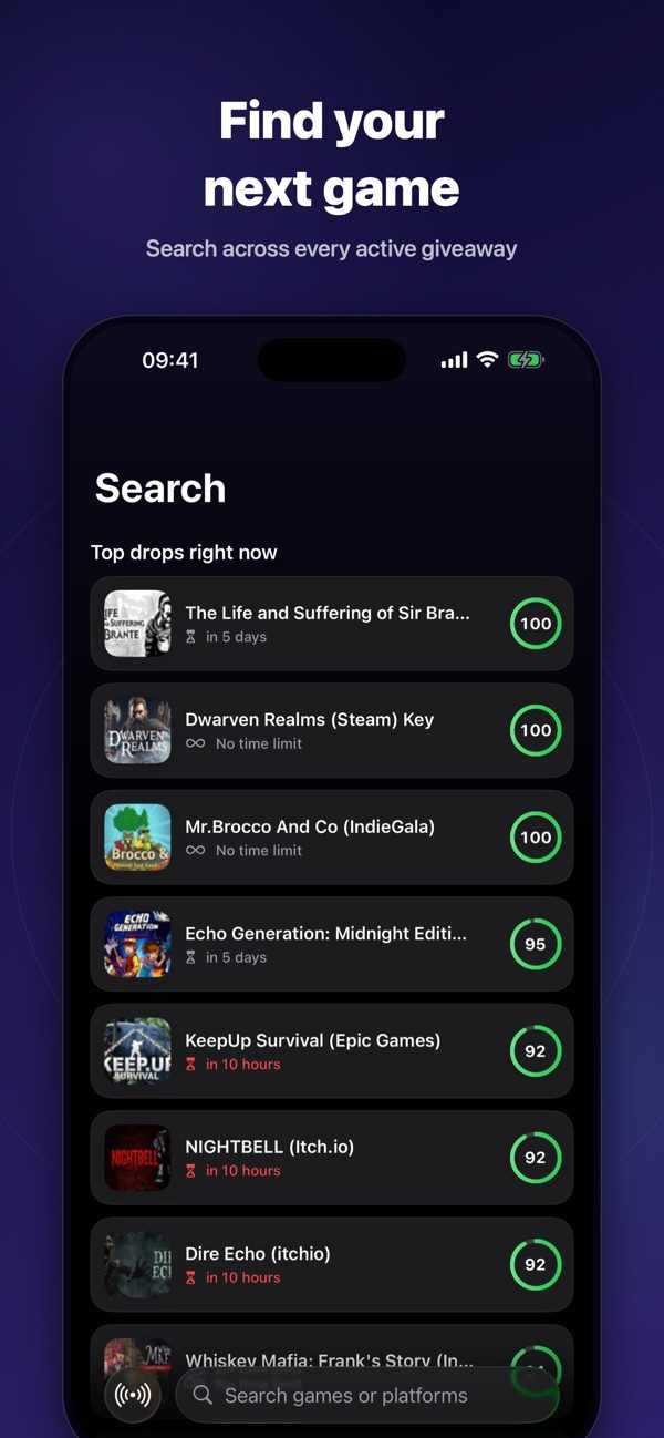 Game Drop Radar ekran görüntüsü 8